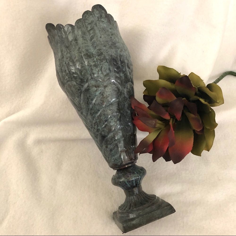 Decorative Metal Vase - Picture 3 of 7